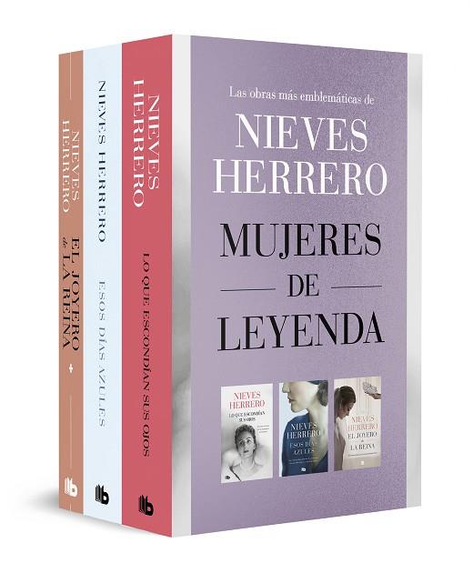 MUJERES DE LEYENDA (PACK LO QUE ESCONDÍAN SUS OJOS | ESOS DÍAS AZULES | EL JOYERO DE LA REINA) | 9788413149899 | HERRERO, NIEVES