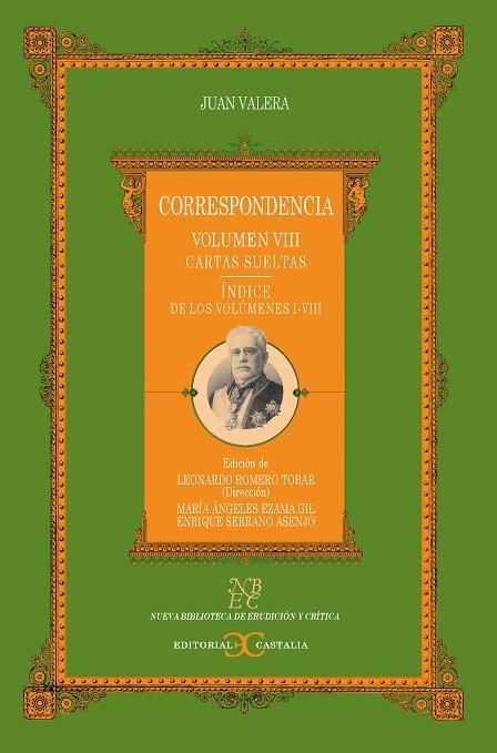 CORRESPONDENCIA. VOLUMEN VIII. CARTAS SUELTAS | 9788497402903 | VALERA,JUAN