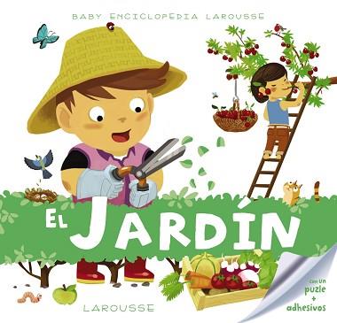 JARDIN+PUZLE Y ADHESIVOS | 9788416368242 | LAROUSSE EDITORIAL