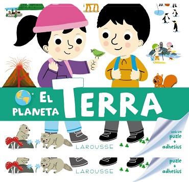 PLANETA TERRA  + PUZLE + ADHESIUS | 9788416368198 | LAROUSSE EDITORIAL