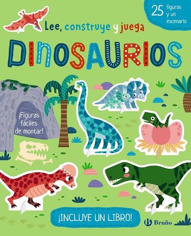 LEE, CONSTRUYE Y JUEGA. DINOSAURIOS 25 FIGURAS Y UN ESCENARIO + LIBRO | 9788469641361 | GALE, ROBYN