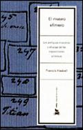 MUSEO EFIMERO.LOS MAESTROS ANTIGUOS Y EL AUGE DE LAS EXPOSICIONES ARTISTICAS | 9788484323136 | HASKELL,FRANCIS