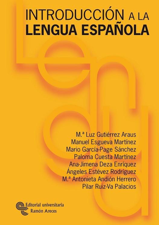 INTRODUCCION A LA LENGUA ESPAÑOLA | 9788480046794 | GUTIERREZ ARAUS,MARIA LUZ ESGUEVA,MANUEL