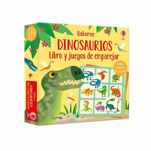 DINOSAURIOS. LIBRO Y JUEGOS DE EMPAREJAR | 9781474985840