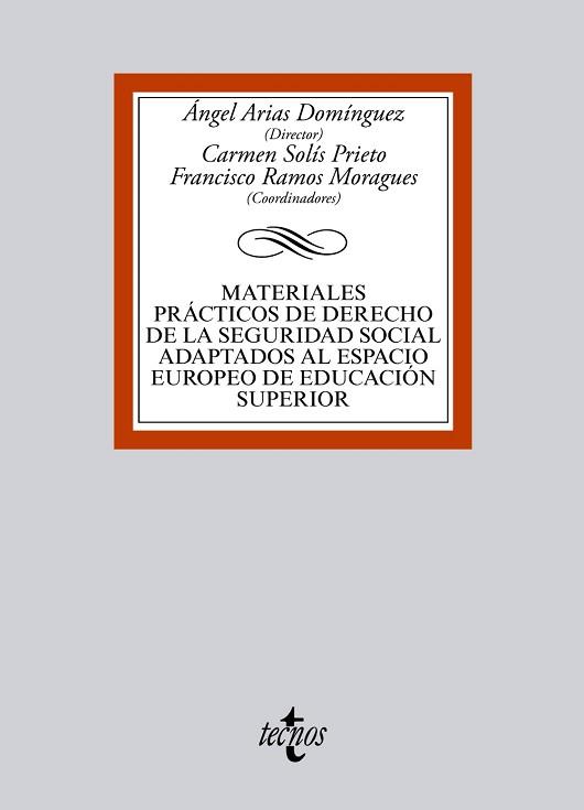 MATERIALES PRACTICOS DE DERECHO DE LA SEGURIDAD SOCIAL ADAPTADOS AL ESPACIO EUROPEO DE EDUCACION SUPERIOR | 9788430959860 | ARIAS DOMINGUEZ,ANGEL