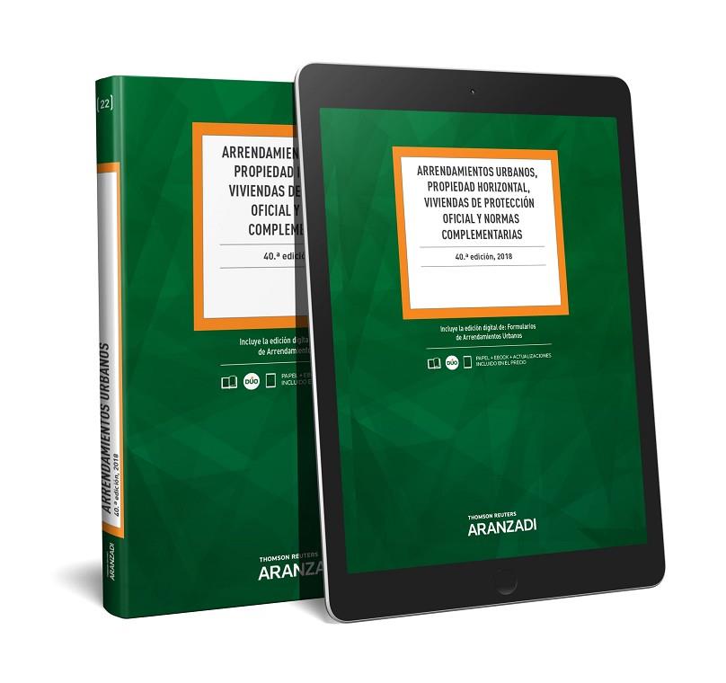 ARRENDAMIENTOS URBANOS, PROPIEDAD HORIZONTAL, VIVIENDAS DE PROTECCIÓN OFICIAL Y NORMAS COMPLEMENTARIAS | 9788491528135