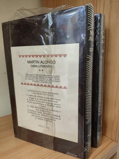 OBRA LITERARIA 2 VOLS | 9788403059832 | ALONSO,MARTIN