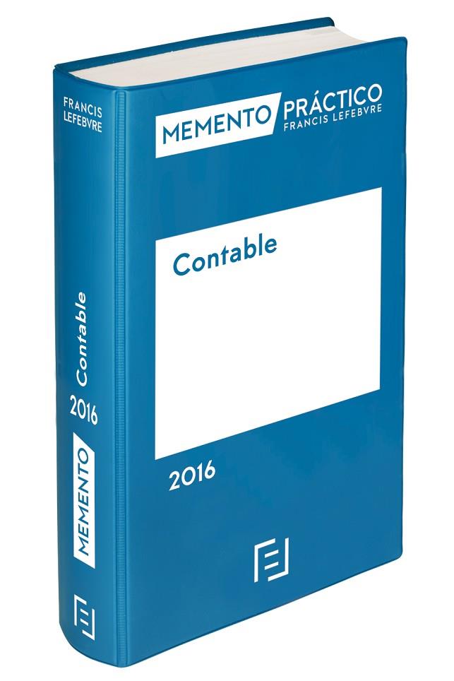 MEMENTO PRACTICO CONTABLE 2016 | 9788416268610 | LEFEBVRE,FRANCIS