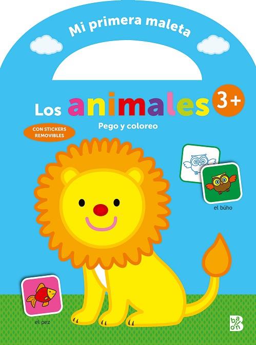 MI PRIMERA MALETA - PEGO Y COLOREO - LOS ANIMALES | 9789403228723