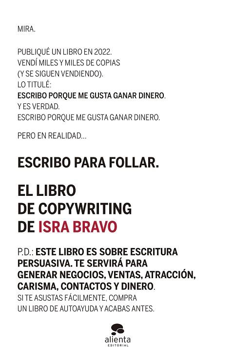 EL LIBRO DE COPYWRITING | 9788413442471 | BRAVO, ISRA