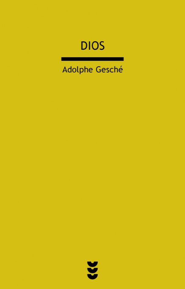 DIOS. DIOS PARA PENSAR 3 | 9788430117314 | GESCHE,ADOLPHE