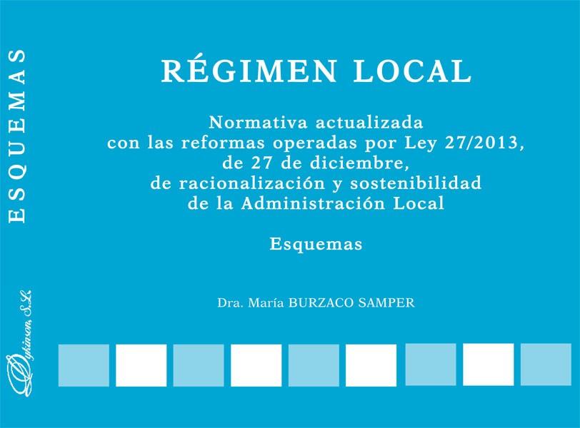 REGIMEN LOCAL. ESQUEMAS | 9788490319697 | BURZACO SAMPER,MARIA