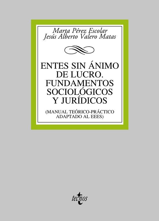 ENTES SIN ANIMO DE LUCRO | 9788430957415 | VALERO MATAS,JESUS PEREZ ESCOLAR,MARTA