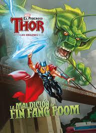 THOR. LOS ORÍGENES. LA MALDICIÓN DE FIN FANG FOOM. LIBRO PARA COLOREAR + PEGATINAS | 9788416914289 | MARVEL