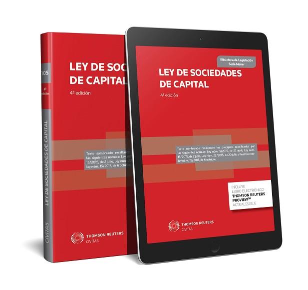 LEY DE SOCIEDADES DE CAPITAL (PAPEL + E-BOOK) | 9788491529460 | ARANZADI, DEPARTAMENTO DE REDACCIóN