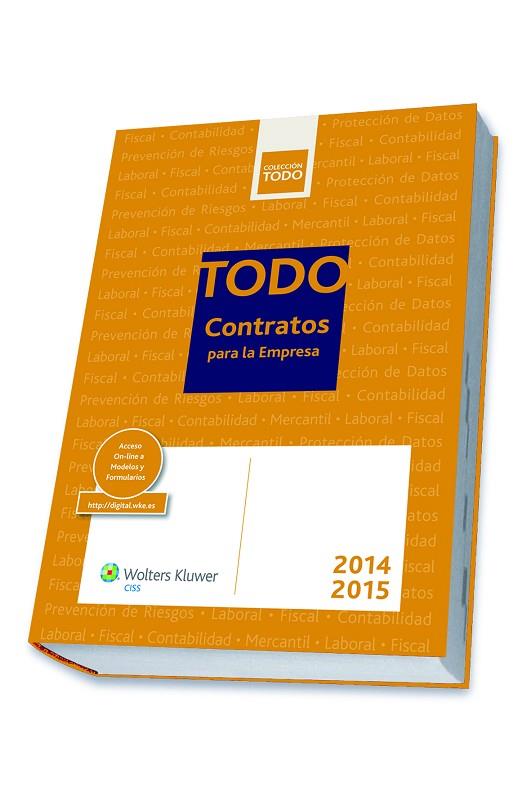 TODO CONTRATOS PARA LA EMPRESA 2014- 2015 | 9788499546247 | REDACCIÓN CISS