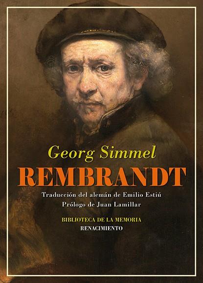 REMBRANDT ENSAYO DE FILOSOFÍA DEL ARTE | 9788410148833 | SIMMEL, GEORG