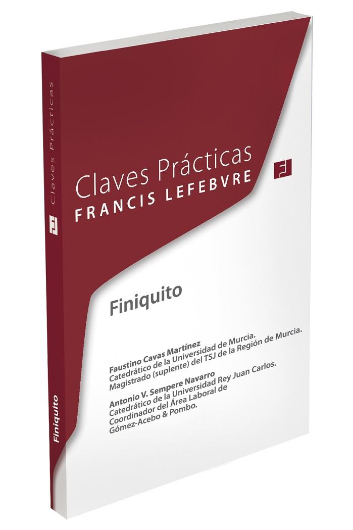 CLAVES PRACTICAS FINIQUITO | 9788415911579 | FRANCIS LEFEBVRE