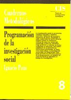 PROGRAMACION DE LA INVESTIGACION SOCIAL | 9788474761825 | PONS,IGNACIO