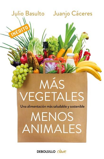 MAS VEGETALES MENOS ANIMALES. UNA ALIENTACION MAS SALUDABLE Y SOSTENIBLE | 9788466334631 | BASULTO,JULIO CACERES,JUANJO