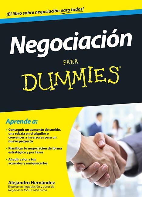 NEGOCIACION PARA DUMMIES | 9788432901591 | HERNANDEZ,ALEJANDRO