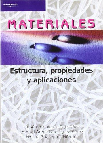 MATERIALES. ESTRUCTURA, PROPIEDADES Y APLICACIONES | 9788497323468 | SAJA SAEZ,JOSE ANTONIO DE RODRIGUEZ PEREZ,MIGUEL ANGEL RODRIGUEZ MENDEZ,Mª LUZ