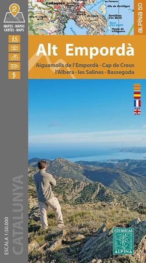 ALT EMPORDÀ (2 MAPES) 1:50.000 AIGUAMOLLS DE L,EMPORDA/CAP DE CREUS/L,ALBERA/ LES SALINES/BASSEGODA | 9788470111174