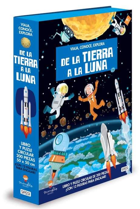 DE LA TIERRA A LA LUNA. VIAJA, CONOCE , EXPLORA. CON PUZZLE. EDIC. ILUSTRADO (ES | 9788418127205 | V. BONAGURO/M. GAULE