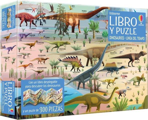 DINOSAURIOS LINEA DEL TIEMPO LIBRO Y PUZLE 300 PIEZAS | 9781474990615 | FIRTH, RACHEL