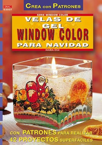 VELAS DE GEL CON MOTIVOS WINDOW COLOR PARA NAVIDAD | 9788495873446 | EIGI,MARIA