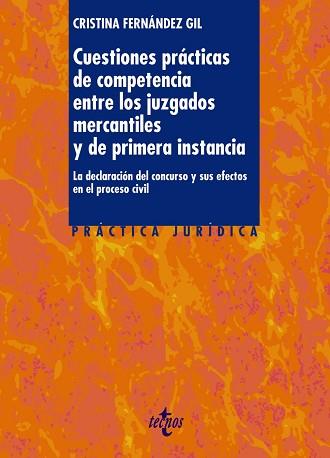 CUESTIONES PRACTICAS DE COMPETENCIA ENTRE LOS JUZGADOS MERCANTILES Y DE PRIMERA INSTANCIA. LA DECLARACION DEL CONCURSO Y SUS EFECTOS EN EL PROCESO CIV | 9788430958153 | FERNANDEZ GIL,CRISTINA