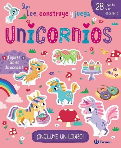 LEE, CONSTRUYE Y JUEGA. UNICORNIOS 28 FIGURAS Y UN ESCENARIO + LIBRO | 9788469641378 | GALE, ROBYN