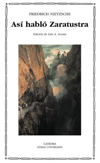 ASI HABLO ZARATUSTRA | 9788437625027 | NIETZSCHE,FRIEDRICH