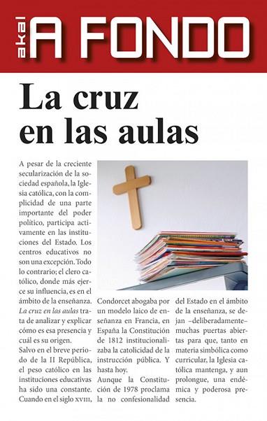 LA CRUZ EN LAS AULAS | 9788446041962 | DELGADO RUIZ, FRANCISCO