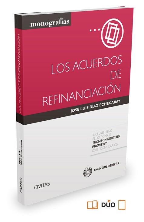 ACUERDOS DE REFINANCIACION | 9788447051663 | DIAZ ECHEGARAY,JOSE LUIS