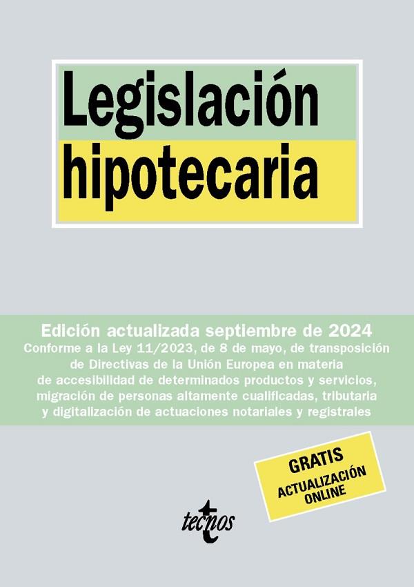 LEGISLACIÓN HIPOTECARIA | 9788430990900