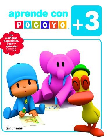 APRENDE CON POCOYO + 3 AÑOS. PINTAR,JUGAR Y APRENDER | 9788408086161