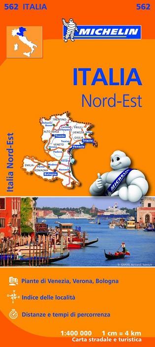 MAPA ITALIA NORD-EST 1:400.000 | 9782067183971 | MICHELIN