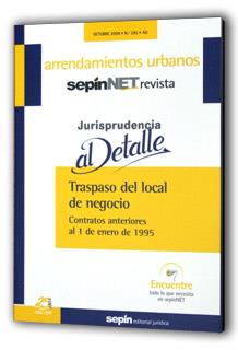 TRASPASO DEL LOCAL DE NEGOCIO. CONTRATOS ANTERIORES AL 1 DE ENERO DE 1995 | 9788495762757 | LOPEZ-DAVILA AGUEROS,FELIX