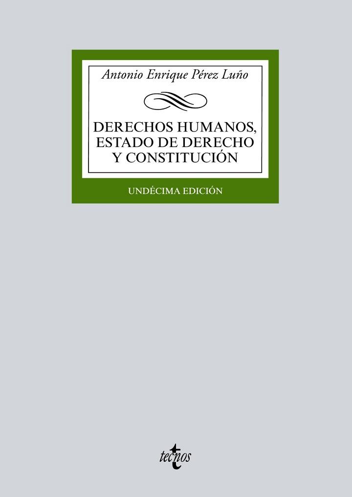 DERECHOS HUMANOS, ESTADO DE DERECHO Y CONSTITUCIÓN | 9788430972081 | PÉREZ LUÑO, ANTONIO ENRIQUE