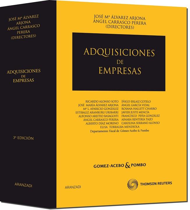 ADQUISICIONES DE EMPRESAS | 9788499035062 | CARRASCO PERERA,ANGEL ALVAREZ ARJONA,JOSE M