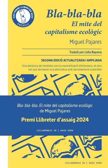 BLA-BLA-BLA EL MITE DEL CAPITALISME ECOLÒGIC | 9788419206107 | PAJARES, MIGUEL