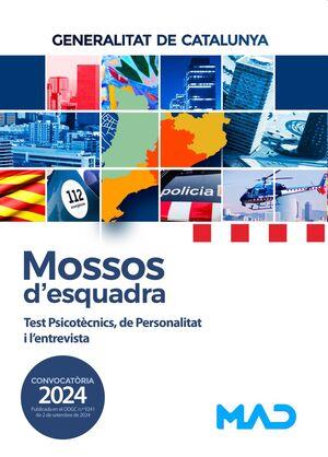 MOSSOS D'ESQUADRA. TEST PSICOTÈCNICS, DE PERSONALITAT I L?ENTREVISTA | 9788414287460