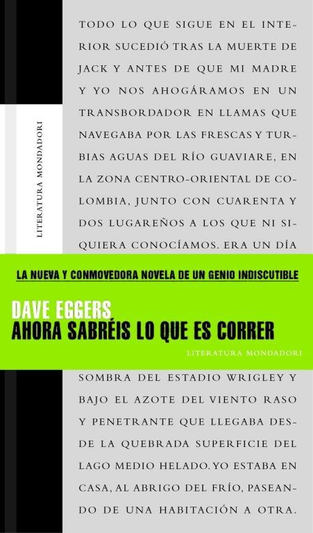 AHORA SABREIS LO QUE ES CORRER | 9788439710097 | EGGERS,DAVE