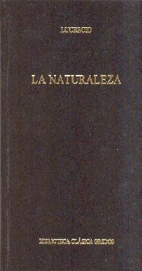 NATURALEZA | 9788424926830 | LUCRECIO