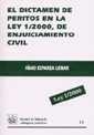 DICTAMEN DE PERITOS EN LA LEY 1/2000, DE ENJUICIAMIENTO CIVIL | 9788484422136 | ESPARZA LEIBAR,IÑAKI