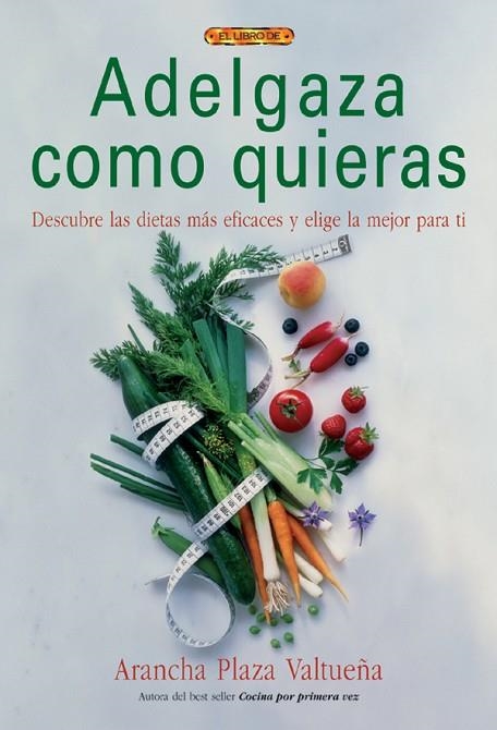 ADELGAZA COMO QUIERAS DESCUBRE LAS DIETAS MAS EFICACES Y ELIGE LA MEJOR PARA TI | 9788496365445 | PLAZA VALTUEÑA,ARANCHA