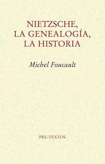 NIETZSCHE LA GENEALOGIA  LA HISTORIA | 9788485081974 | FOUCAULT,MICHEL