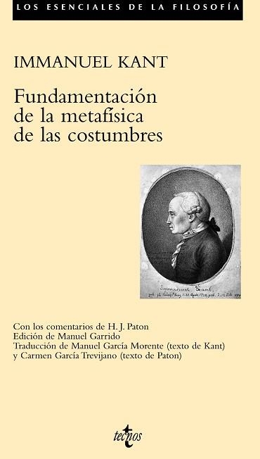 FUNDAMENTACION DE LA METAFISICA DE LAS COSTUMBRES | 9788430943296 | KANT,IMMANUEL