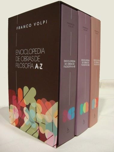 ENCICLOPEDIA DE OBRAS DE FILOSOFIA A-Z (CAPSA 3 VOLUMENES) | 9788425429248 | VOLPI,FRANCO